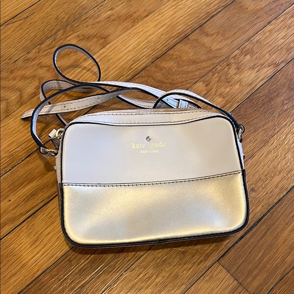 Kate Spade Cream and Gold Crossbody - Picture 1 of 7